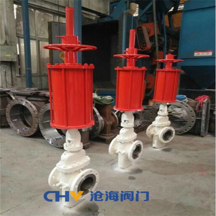 CHVJ滄海Z643F/H-40C氣動(dòng)平行式平板閘閥